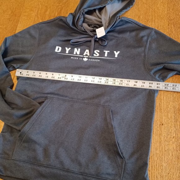 NWOT! Dynasty Made in Canada Grey  Hoodie ( 5228) - Picture 7 of 7